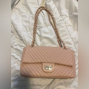 Blush handbag